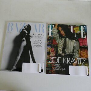 Elle and Harper's Bazaar magazines March 2025